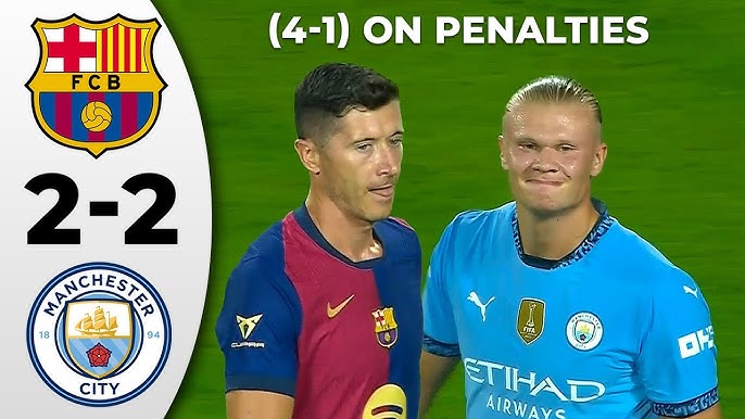 Watch VIDEO Man City 2-2 Barcelona (Pen 1-4) Friendly Match 2024.07.30 All Goals Highlights, Friendly Match, Giao Hữu Friendly Match, Video highlights Man City 2-2 Barcelona, ClipMan City 2-2 Barcelona highlights, See live result Man City 2-2 Barcelona, Man City Full Goals Highlight, Barcelona Full Goals Highlight