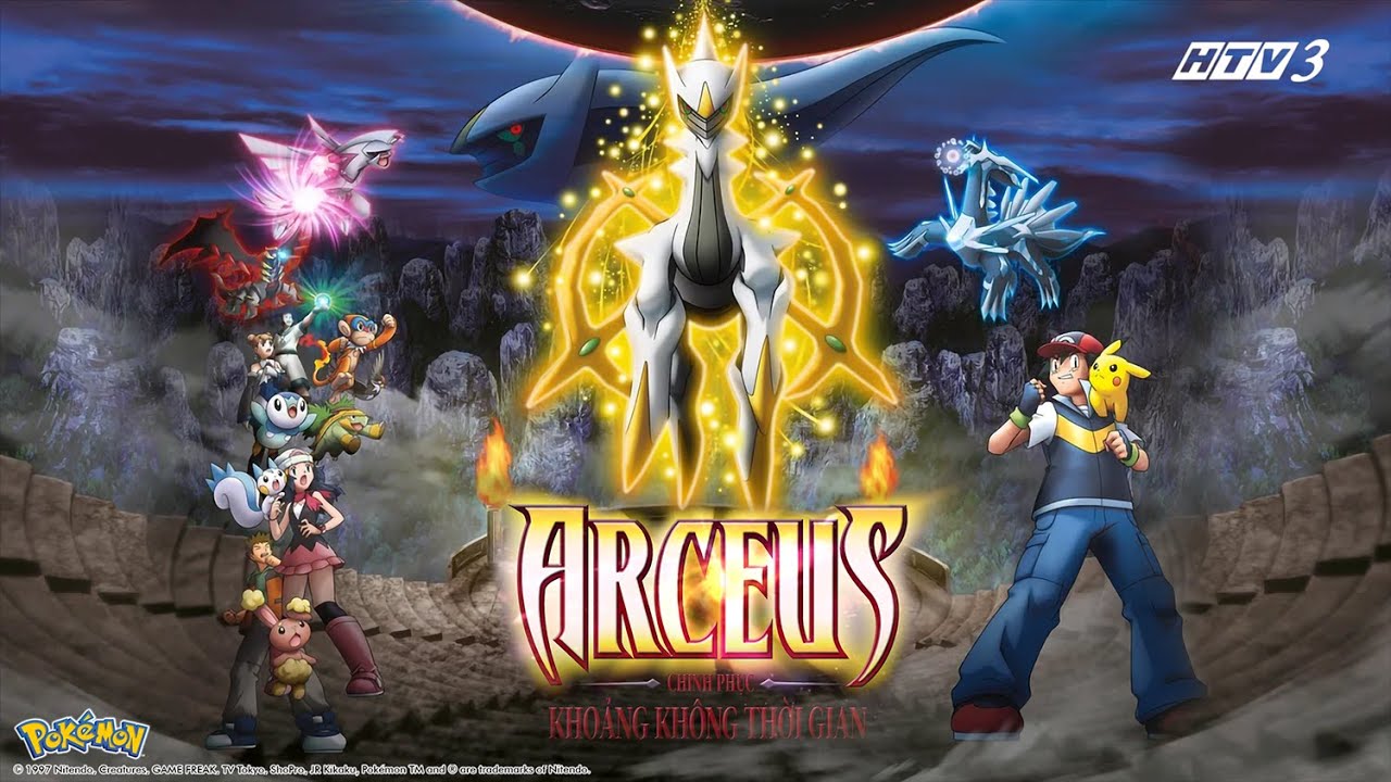Hoạt Hình Pokemon: Arceus Chinh Phục Khoảng Không Thời Gian HTV3 Lồng Tiếng