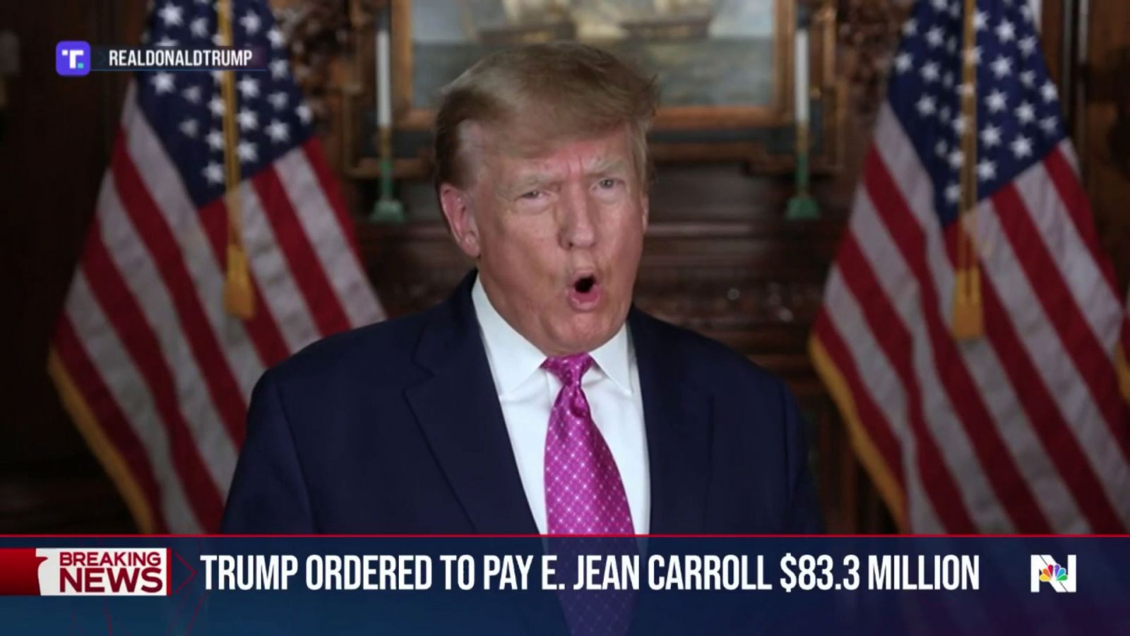 VIDEO Jury orders Trump to pay E. Jean Carroll $83.3 million in defamation damages, Trump’s team reached out to RFK Jr. ‘early on’D about serving as VP: ‘Wouldn’t write it off’, Donald Trump 2024 news, Former President Donald Trump, Video Donald Trump Disqualified, Donald Trump talks about his 2024 presidential candidacy, Latest news Donald Trump Disqualified, Video Donald Trump wins Iowa, Video news Donald Trump Disqualified, Clip Donald Trump Disqualified, Donald Trump Victory Iowa, President Donald Trump, VIDEO Donald Trump Delivers a Victory Speech at Iowa caucuses on January 15 2024, Video Donald Trump 2024, Former President Donald Trump won the Iowa caucus, Donald Trump, Donald Trump Republican, Donald Trump Disqualified from 2024 Ballot In Colorado Court, News Donald Trump Disqualified, Donald Trump says he has decided on 2024 running mate but refuses, Donald Trump 2024, Newest Donald Trump Disqualified