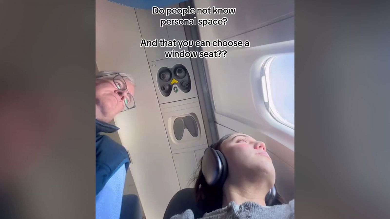 CLIP Passenger documents every window seat flyer’s worst nightmare in cringey video