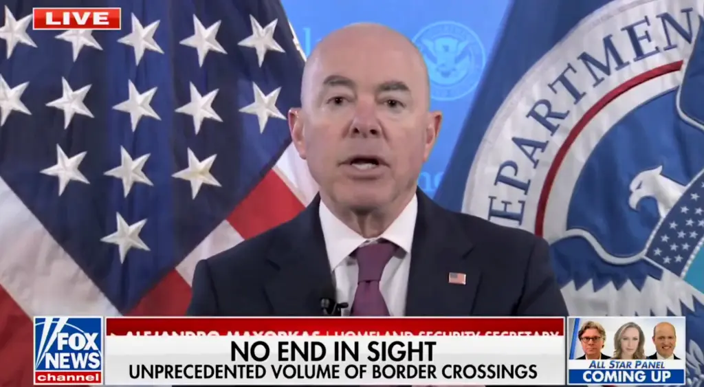 VIDEO DHS Secretary Mayorkas claims to know the data of migrants released into US