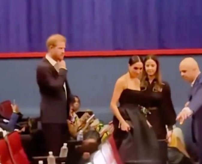 Video shows Harry, Meghan 'unimpressed' by 'cheap seats' at Bob Marley movie premiere: 'Life on the D-list'