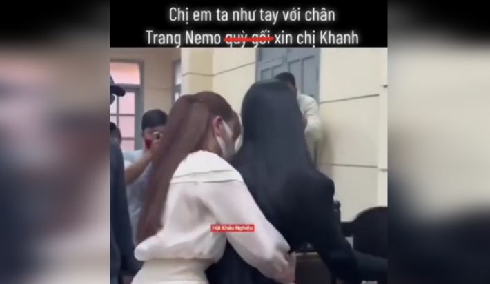 Clip Trang Nemo Quỳ xin lỗi bị hại tại tòa án