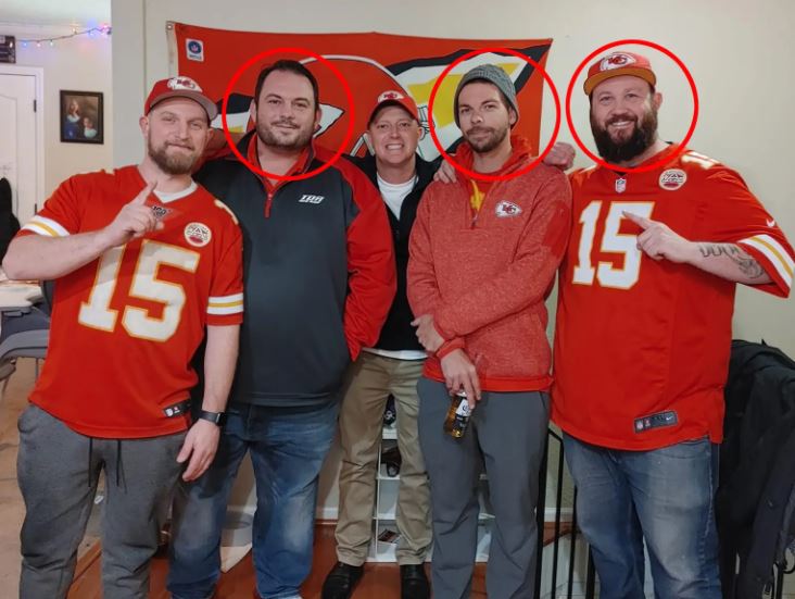VIDEO Mystery over fifth friend at Chiefs gathering where three were found frozen to death in backyard