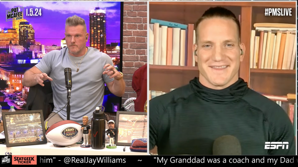 VIDEOs Pat McAfee accuses top ESPN exec Norby Williamson of trying to sabotage show