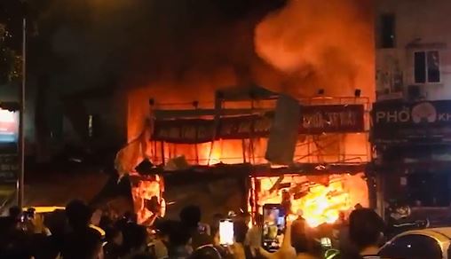 Thông tin mới nhất vụ Cháy Nổ Cửa Hàng Xe Máy ở Bắc Từ Liêm Hà Nội