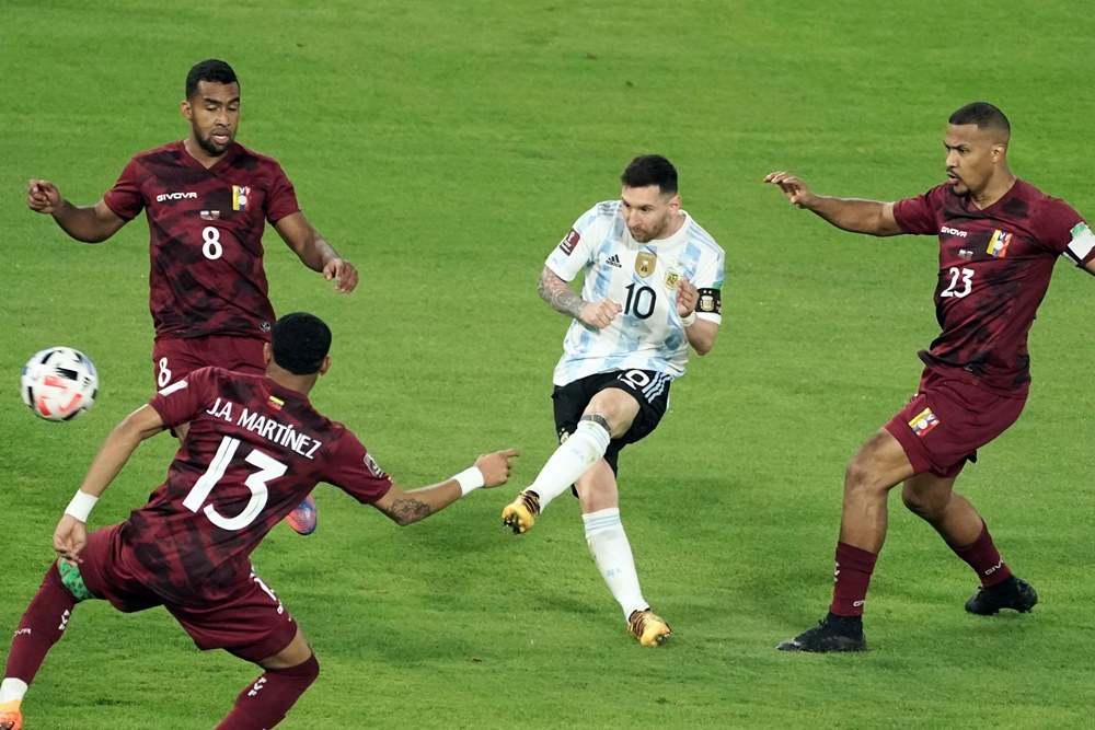 Argentina 3-0 Venezuela (WC Qualif) 2022.03.25 (23h30) Full Goals Highlight