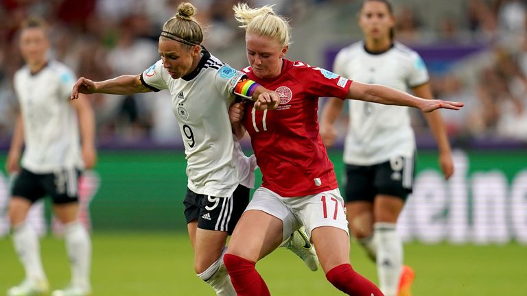 Germany 4-0 Denmark (UEFA Womens EURO England) 2022.07.08 Full Goals Highlight