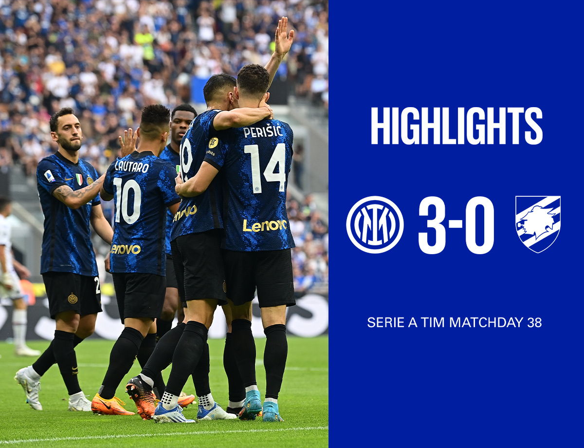 Inter Milan 3-0 Sampdoria 2022.05.22 (17h00) Full Goals Highlight